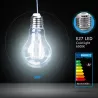 Żarówka LED Filament E27 8W/230V przezroczysta zimna klasyczna 1000lm - 8433325196288