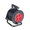 Przedłużacz bębnowy 40m z 4 gniazdami 920W/2300W 3G 1.0m㎡ czarny - 8433325178260