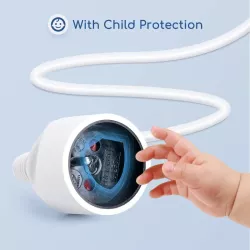 Przedłużacz sieciowy wtyk - gniazdo z uziemieniem 3 m biały 3G 1,0 mm2 - 8433325178277