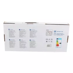 Składana lampa stołowa LED czerwona 10W 3300-6000K dotykowa typ żuraw - 8433325178673