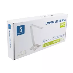 Składana lampa stołowa LED czerwona 10W 3300-6000K dotykowa typ żuraw - 8433325178673