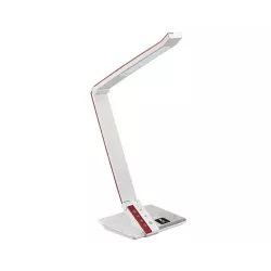Składana lampa stołowa LED czerwona 10W 3300-6000K dotykowa typ żuraw - 8433325178673