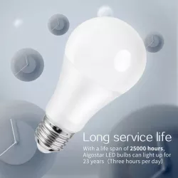 Żarówka mleczna LED A60 E27 10W/230V biała ciepła - 8433325177812