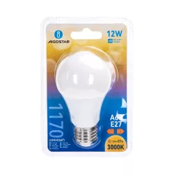 Żarówka mleczna LED A60 E27 12W/230V biała ciepła - 8433325177850