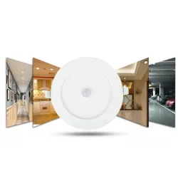 Podtynkowa okrągła lampa LED E6 z czujnikiem 24W biała ciepła - 8433325183929