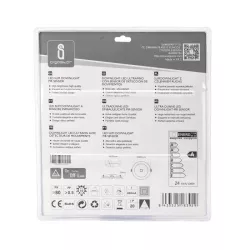 Podtynkowa okrągła lampa LED E6 z czujnikiem 24W biała ciepła - 8433325183929