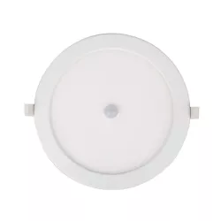 Podtynkowy okrągły downlight LED E6 z czujnikiem 24W biały ciepły - 8433325183929