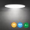 Podtynkowy panel plafon okrągły downlight LED 6W światło białe zimne - 8433325292935