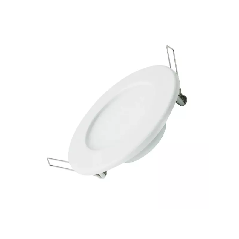 Podtynkowy panel plafon okrągły downlight LED 6W światło białe zimne - 8433325292935