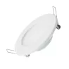 Podtynkowy panel plafon okrągły downlight LED 6W światło białe zimne - 8433325292935