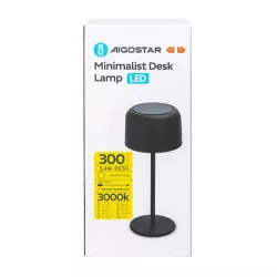 Lampa biurkowa 3W/280lm biała ciepła ładowana solarnie lub z portu USB - 8433325337780