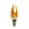 Żarówka świecowa LED 4W/230V Filament C35 E14 barwa bursztynowa 400lm - 8433325196370