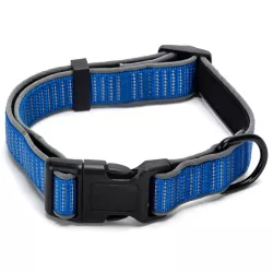 Odblaskowa obroża dla psa rozmiar S 2.5*36-51cm z klamrą - 8719138201433