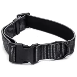 Odblaskowa obroża dla psa rozmiar XL 5*60-80cm z klamrą - 8719138201464