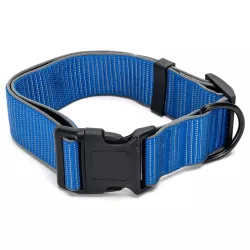 Odblaskowa obroża dla psa rozmiar XL 5*60-80cm z klamrą - 8719138201464