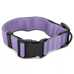 Odblaskowa obroża dla psa rozmiar XL 5*60-80cm z klamrą - 8719138201464