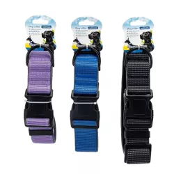 Odblaskowa obroża dla psa rozmiar XL 5*60-80cm z klamrą - 8719138201464