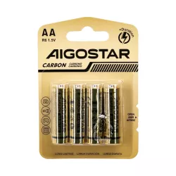 Bateria alkaliczna cynkowo-węglowa R6 AA 1.5V opakowanie 4 szt. - 8433325359836