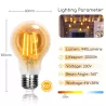 Żarówka LED 4W/230V Filament A60 E27 barwa bursztynowa 430lm - 8433325196394