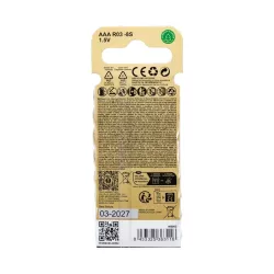 Bateria alkaliczna cynkowo-węglowa R03 1.5V opakowanie 8 szt. - 8433325363116