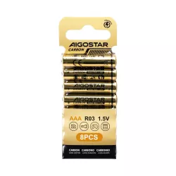 Bateria alkaliczna cynkowo-węglowa R03 1.5V opakowanie 8 szt. - 8433325363116