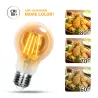 Żarówka LED 4W/230V Filament A60 E27 barwa bursztynowa 430lm - 8433325196394