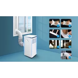 Inteligentny klimatyzator przenośny sterowanie Wi-Fi 9000 BTU - 8433325211226