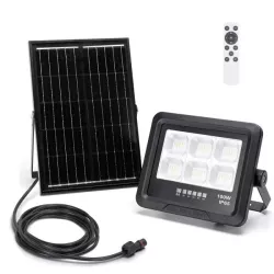 Halogen solarny LED 100W zestaw naświetlacz panel elementy montażowe - 8433325321048