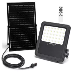 Naświetlacz solarny LED 300W zestaw halogen panel elementy montażowe - 8433325321024