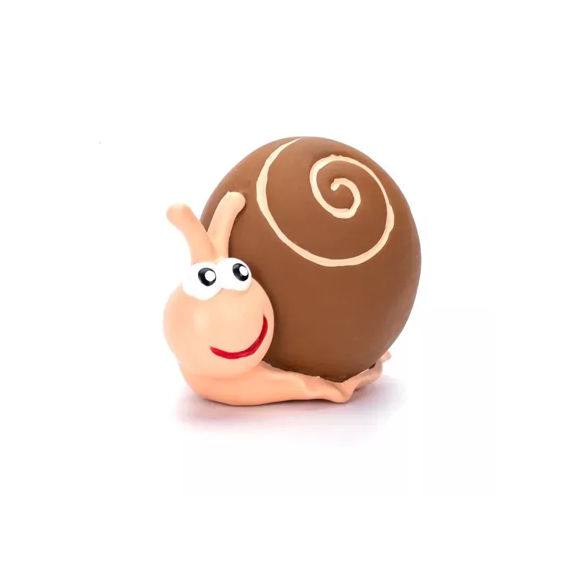 Lateksowa piszcząca zabawka w kształcie ślimaka dla psa - 8719138044207