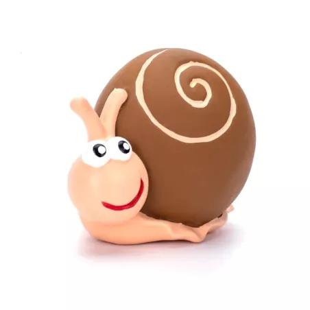 Lateksowa piszcząca zabawka w kształcie ślimaka dla psa - 8719138044207