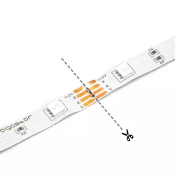 Taśma led z czarnym pcb 5V/USB 4,9W 2m 6500K 120 LED biała zimna - 8433325323004