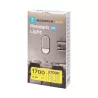 Aluminiowa lampa wisząca LED 13,5W 2700K ciepła czarno-złotowa 16x12x120cm - 8433325318765