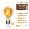 Żarówka LED 8W/230V Filament A60 E27 barwa bursztynowa 750lm - 8433325196431