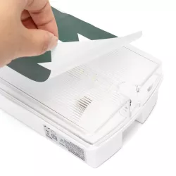 Światło awaryjne na ścianę 4W lampa awaryjna z kierunkiem ewakuacji - 8433325370268