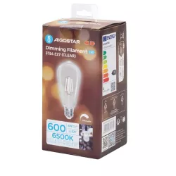 Ścemnialna żarówka LED ST64 E27 6W 6500K