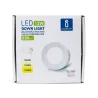 Downlight okrągły LED E6 12W Regulowana wielkość i temperatura - 8433325196868