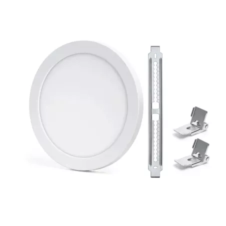 Plafon LED okrągły 18W 3000K/4000K/6000K, natynkowy i podtynkowy - 8433325196875