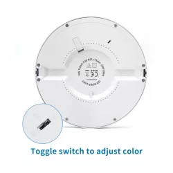 Plafon LED okrągły 18W 3000K/4000K/6000K, natynkowy i podtynkowy - 8433325196875