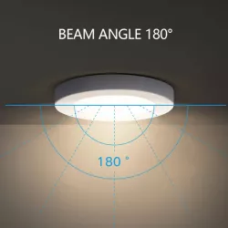 Plafon LED okrągły 18W 3000K/4000K/6000K, natynkowy i podtynkowy - 8433325196875