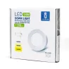 Plafon LED okrągły 18W 3000K/4000K/6000K, natynkowy i podtynkowy - 8433325196875
