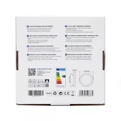 Plafon LED okrągły 18W 3000K/4000K/6000K, natynkowy i podtynkowy - 8433325196875