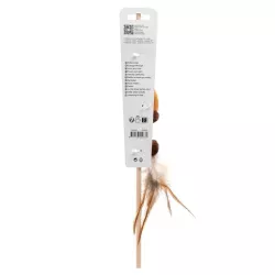 Wędka dla kota z kocimiętką i brązową myszką - 8719138204632