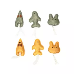 Zabawka z kocimiętką z serii włóknin dla kota - 8719138204694