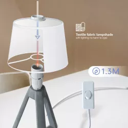 Lampa stołowa z żywicy bez źródła światła E14 - 8433325196912