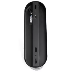 Podwójny czarny reflektor sufitowy z regulacją kąta GU-10 metalowy - 8433325343439