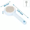 Szczotka do usuwania sierści czesania samoczyszcząca dla psa lub kota - 8719138217601