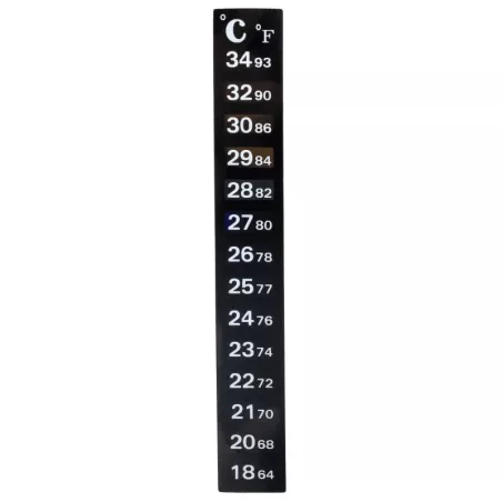 Termometr do akwarium naklejany na szybę 18-34℃/64°F-93°F - 8719138213436