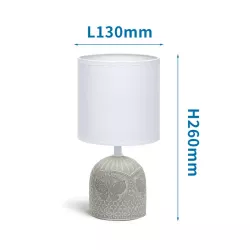 Ceramiczna lampa stołowa bez źródła światła E14 - 8433325197018