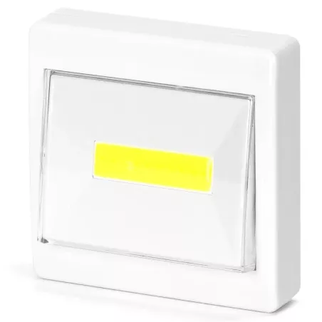 Lampka nocna 120 lm COB z przełącznikiem na 3 baterie AAA 6500K - 8433325330729